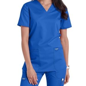 Women’s Cherokee Royal Blue scrub top and pants